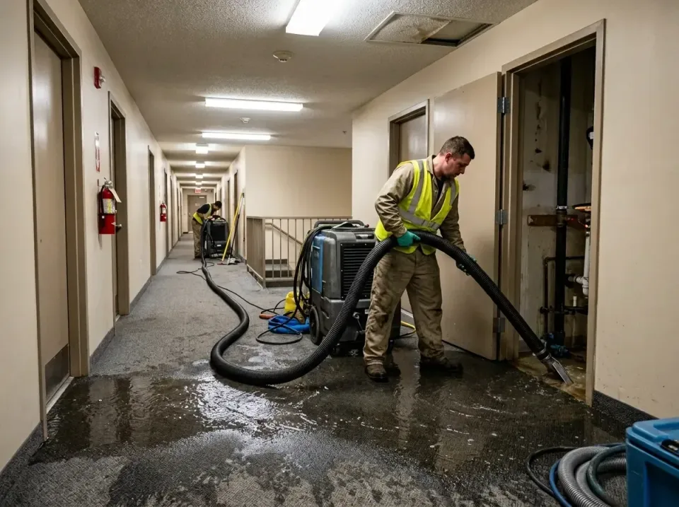 multi-unit-apartment-hallway-f-005 — frequently asked questions, Emergency Burst Pipe Water Extraction & Removal in North Ju…